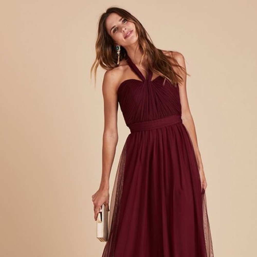 Jenny Yoo Collection Maroon Bridesmaid Dress